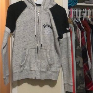 Hollister zip up sweater